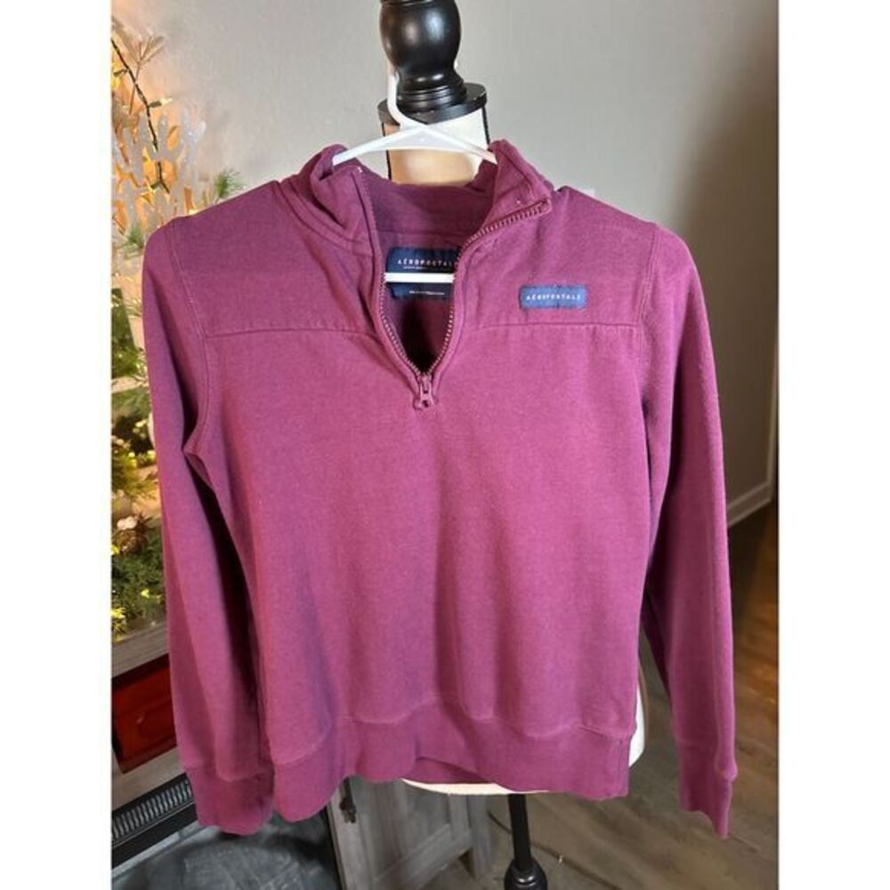Aeropostale women's sweater size small petite burgundy